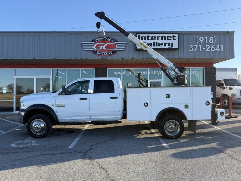 2018 Ram 5500 4x4 Diesel Utility w/ PSC6025 Crane Tradesman Collinsville OK