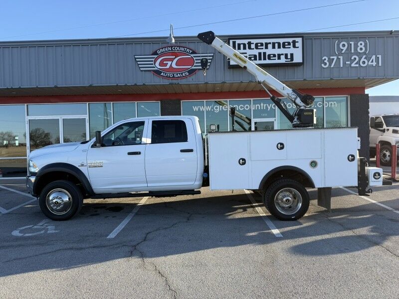 2018 Ram 5500 4x4 Diesel Utility w/ PSC6025 Crane Tradesman Collinsville OK