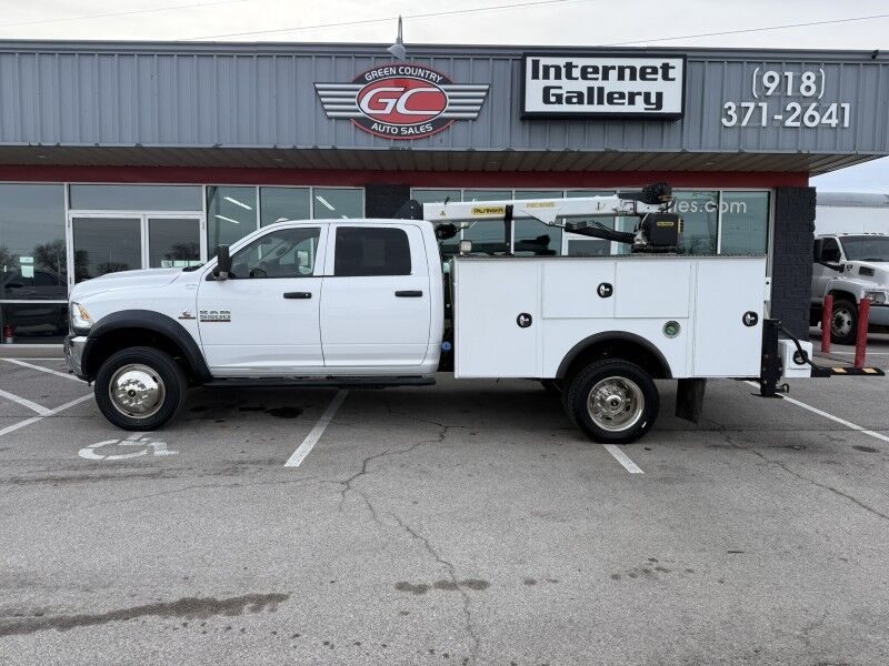 2018 Ram 5500 4x4 Diesel Utility w/ PSC6025 Crane Tradesman Collinsville OK