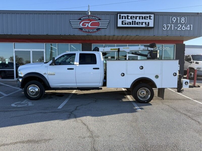 2018 Ram 5500 4x4 Diesel Utility w/ PSC6025 Crane Tradesman Collinsville OK