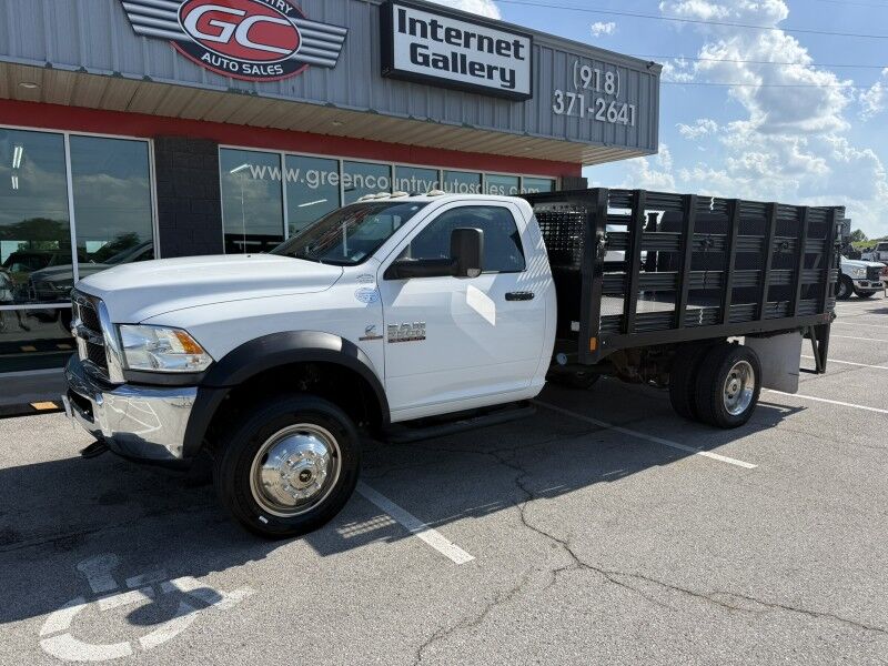 2018 Ram 5500 Diesel Stake Flatbed w/ Lift Gate Tradesman Collinsville OK