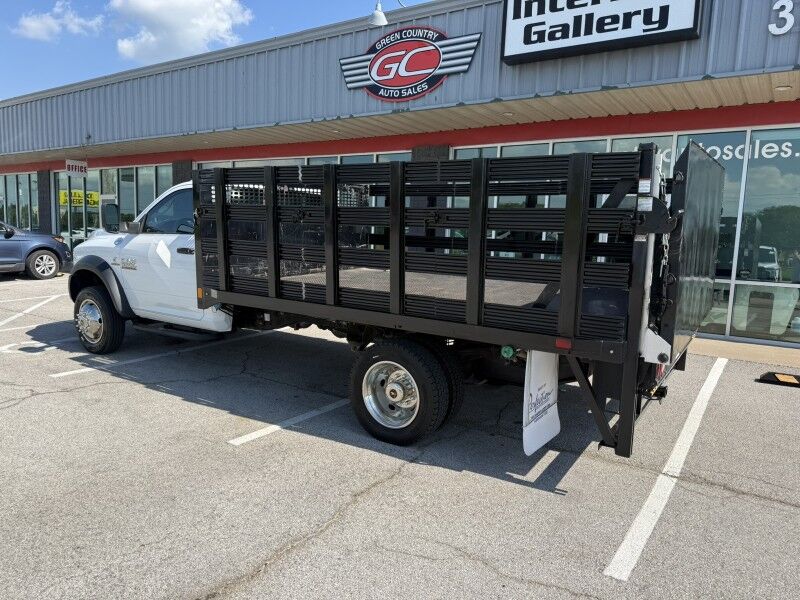 2018 Ram 5500 Diesel Stake Flatbed w/ Lift Gate Tradesman Collinsville OK