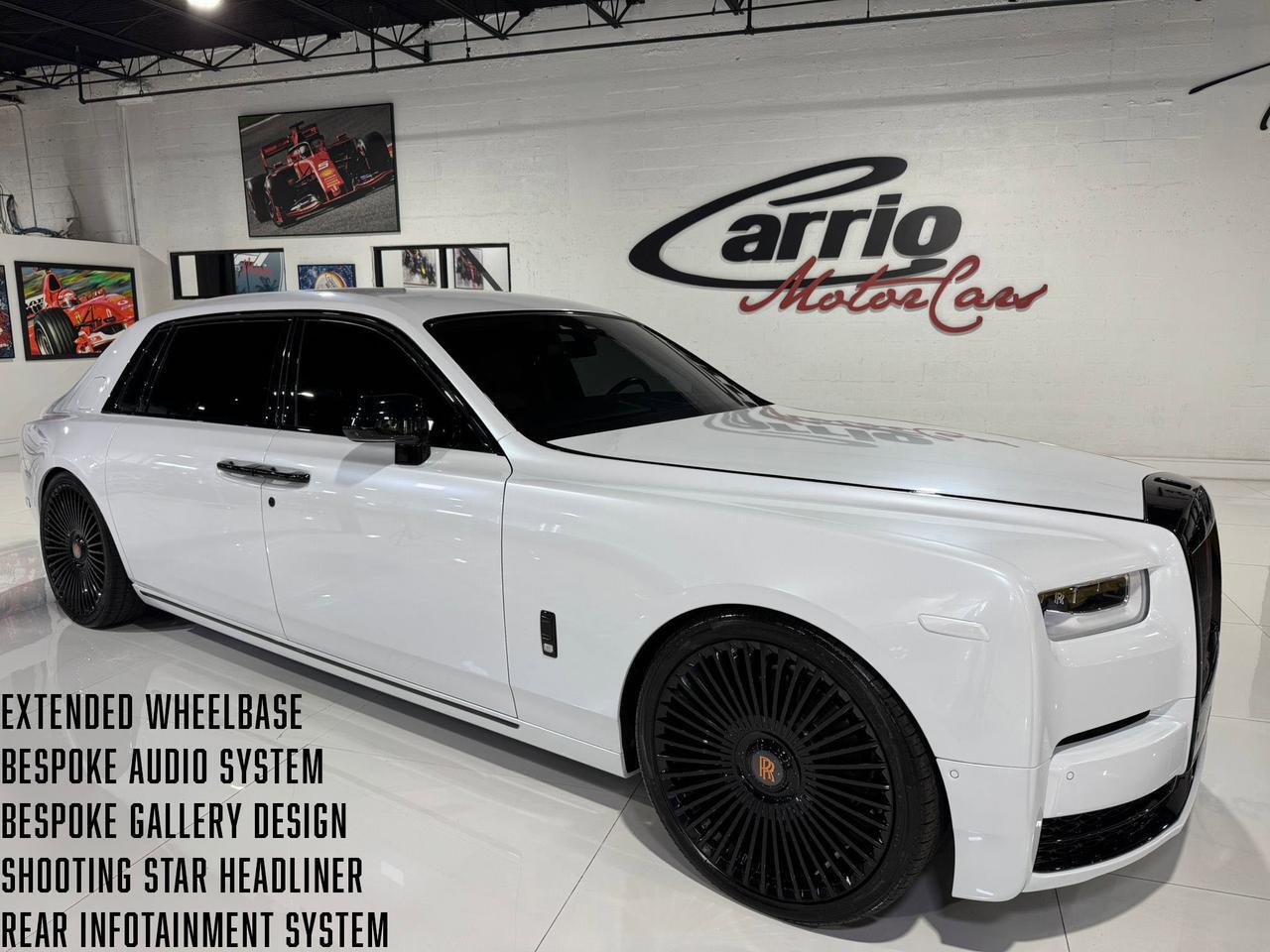 2018 Rolls-Royce Phantom Extended Wheelbase Bespoke audio, Bespoke Gallery, shooting star headliner AND MUCH MORE!!! Fort Lauderdale FL