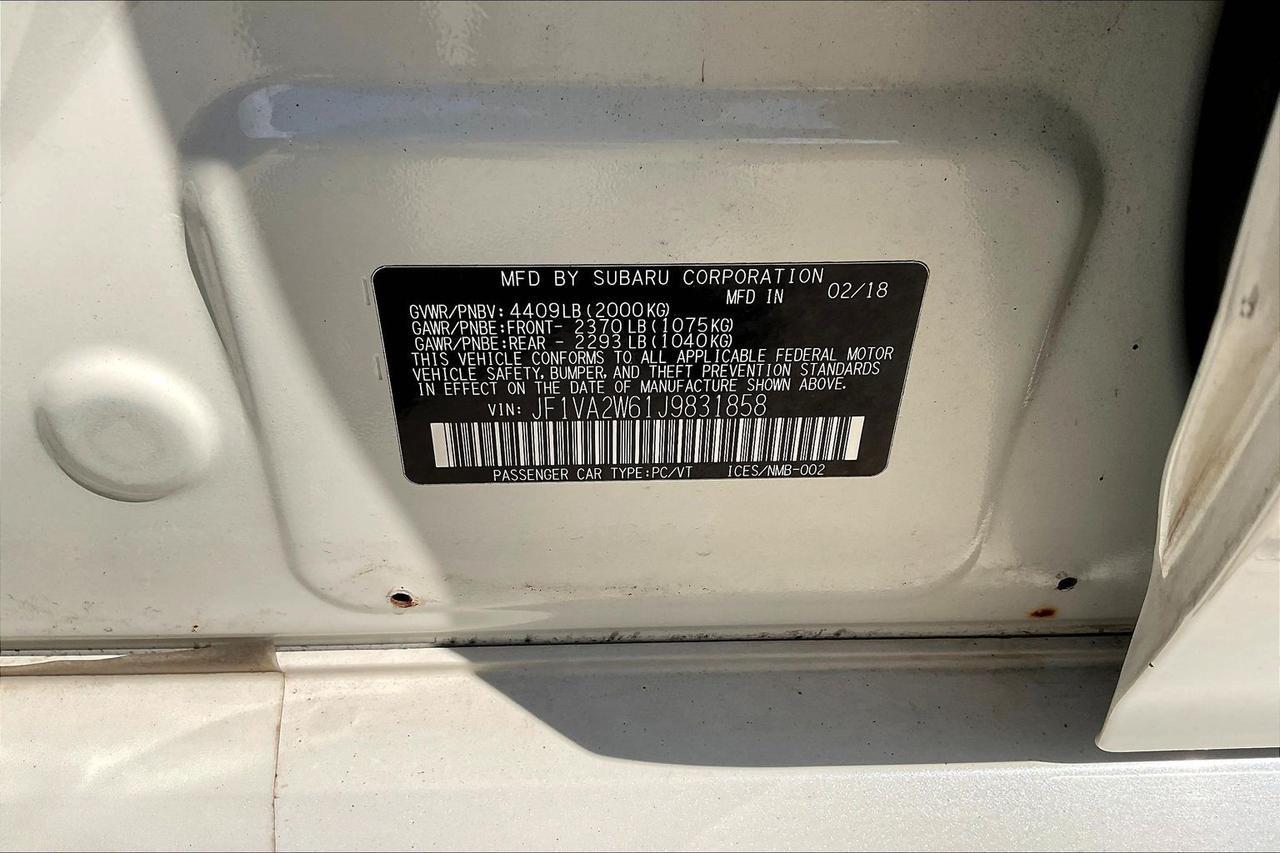 2018 SUBARU WRX STI LIMITED Houston TX