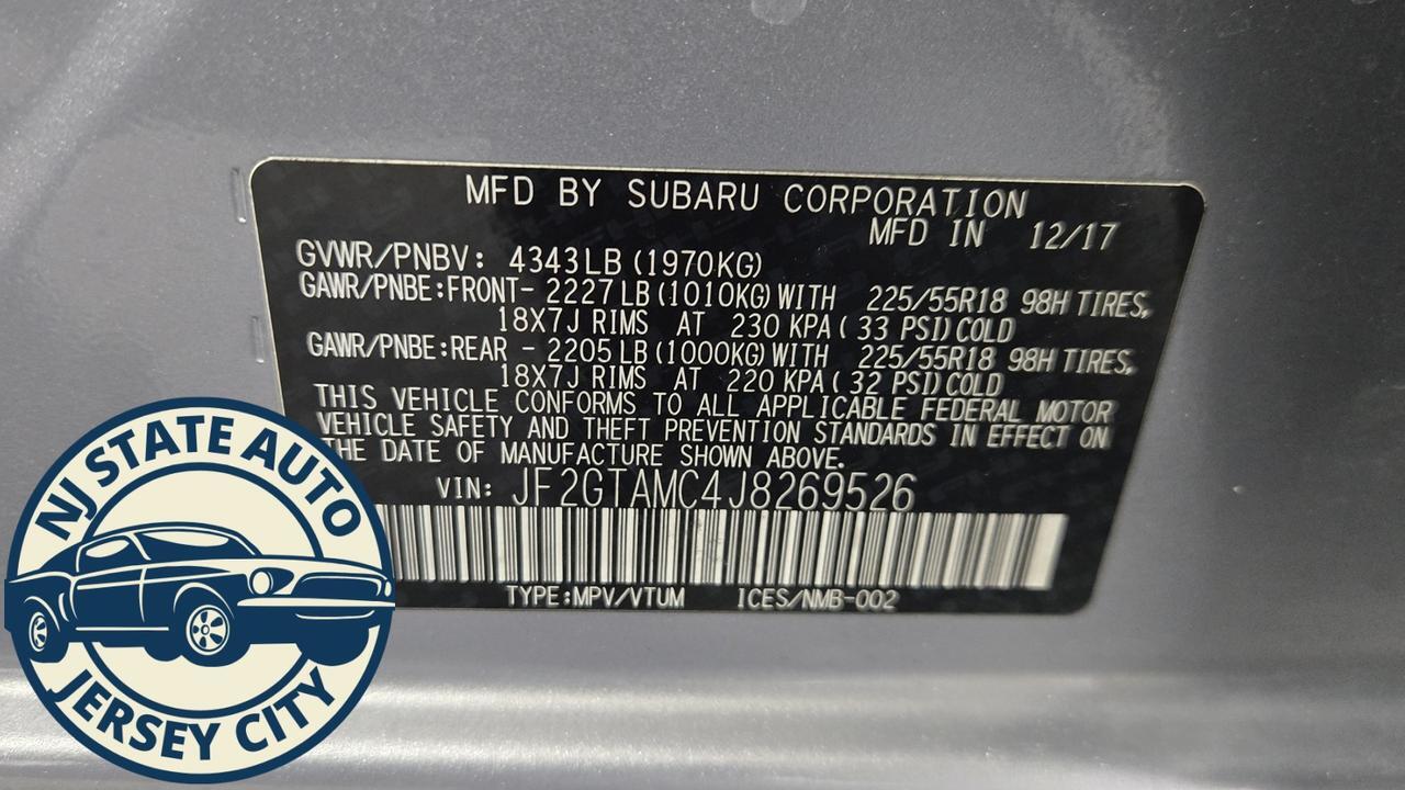 2018 Subaru Crosstrek 2.0i Limited Jersey City NJ