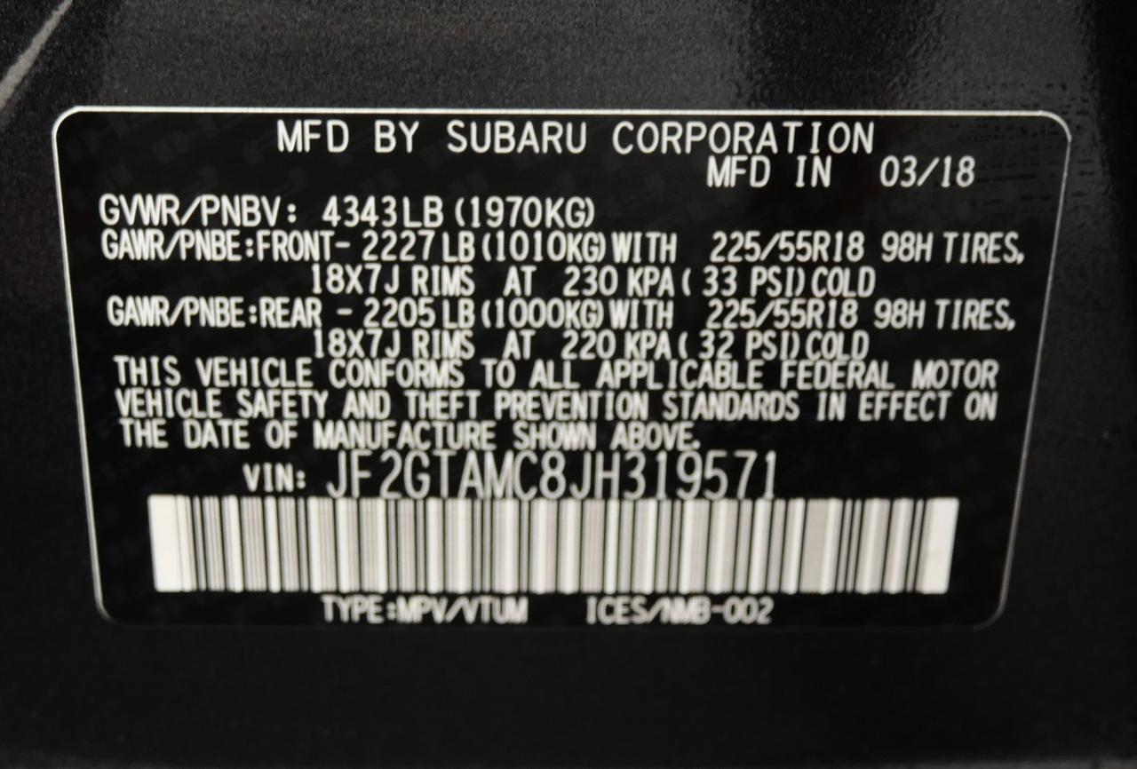 2018 Subaru Crosstrek Limited San Juan TX