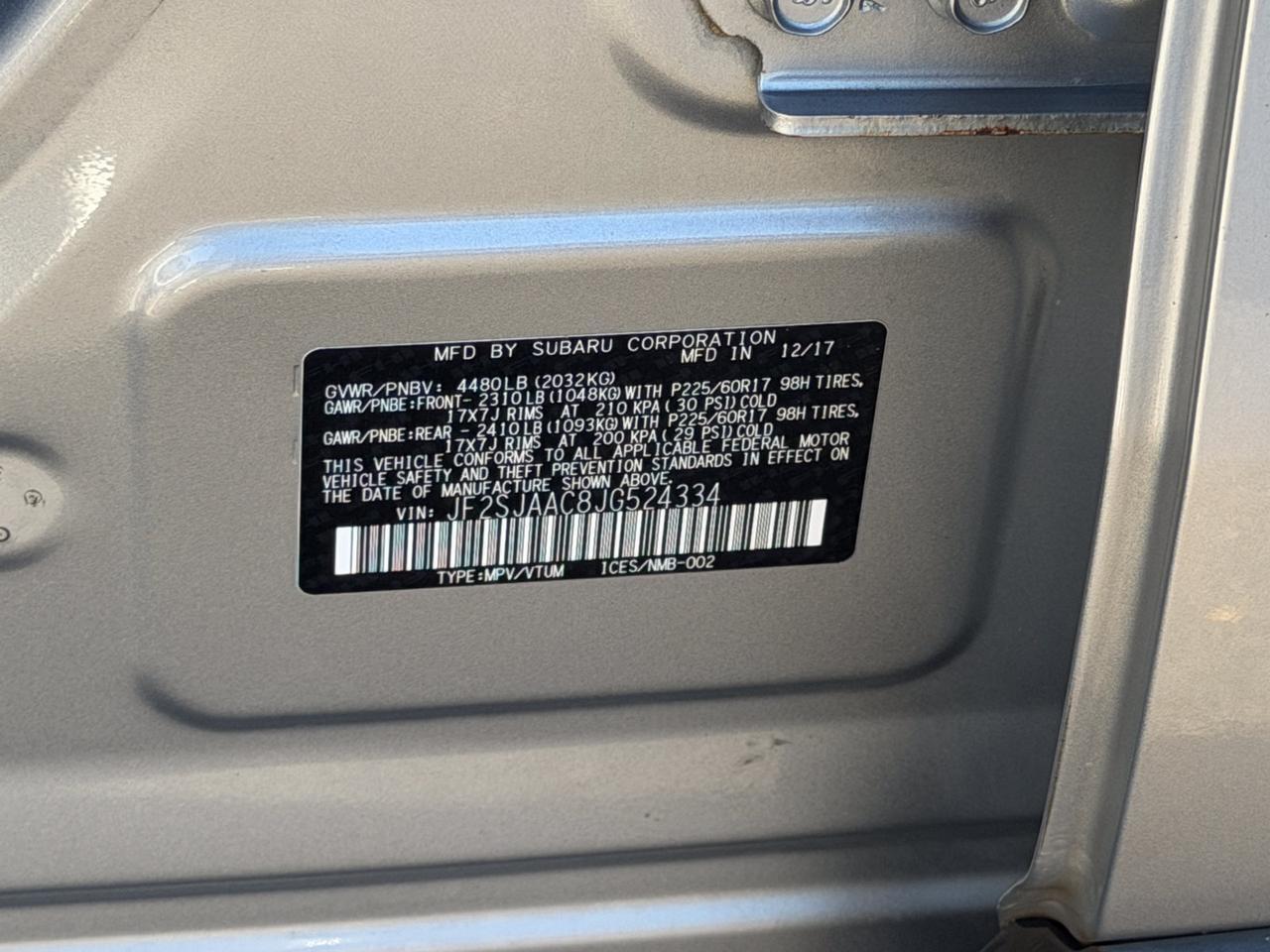 2018 Subaru Forester 2.5i Springfield VA