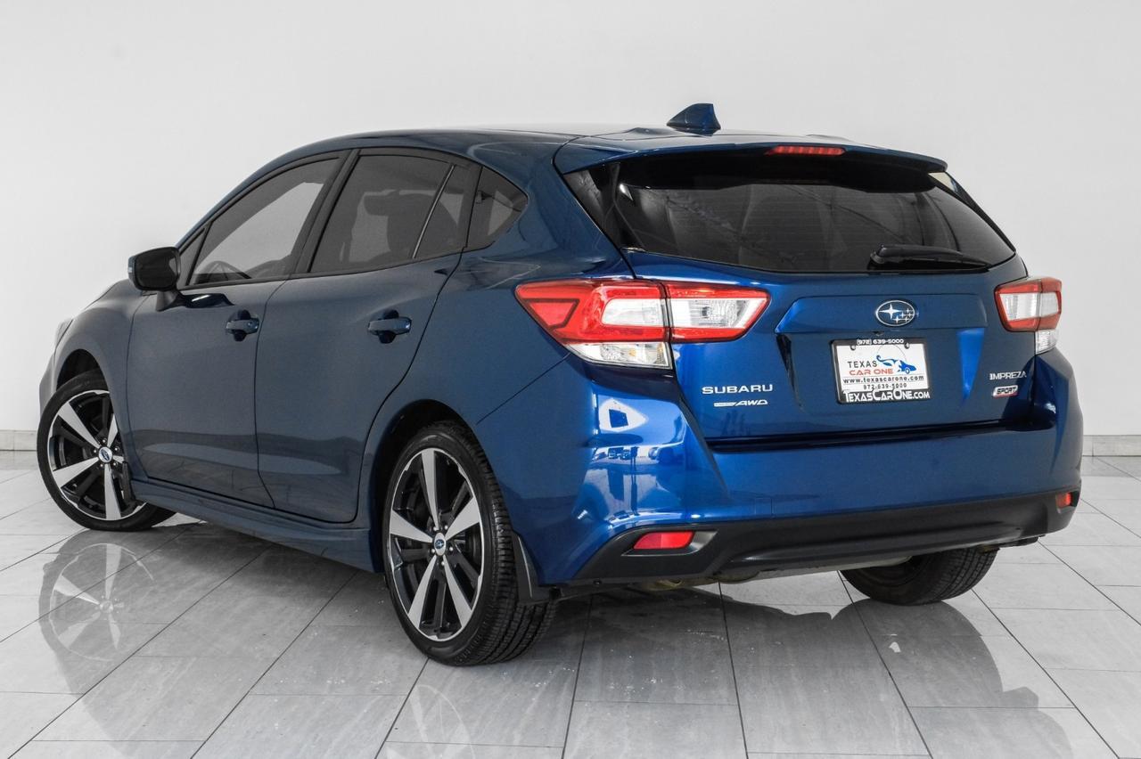 2018 Subaru Impreza 2.0i SPORT AWD HATCHBACK EYESIGHT DRIVER ASSIST BLIND SPOT HARMA Carrollton TX