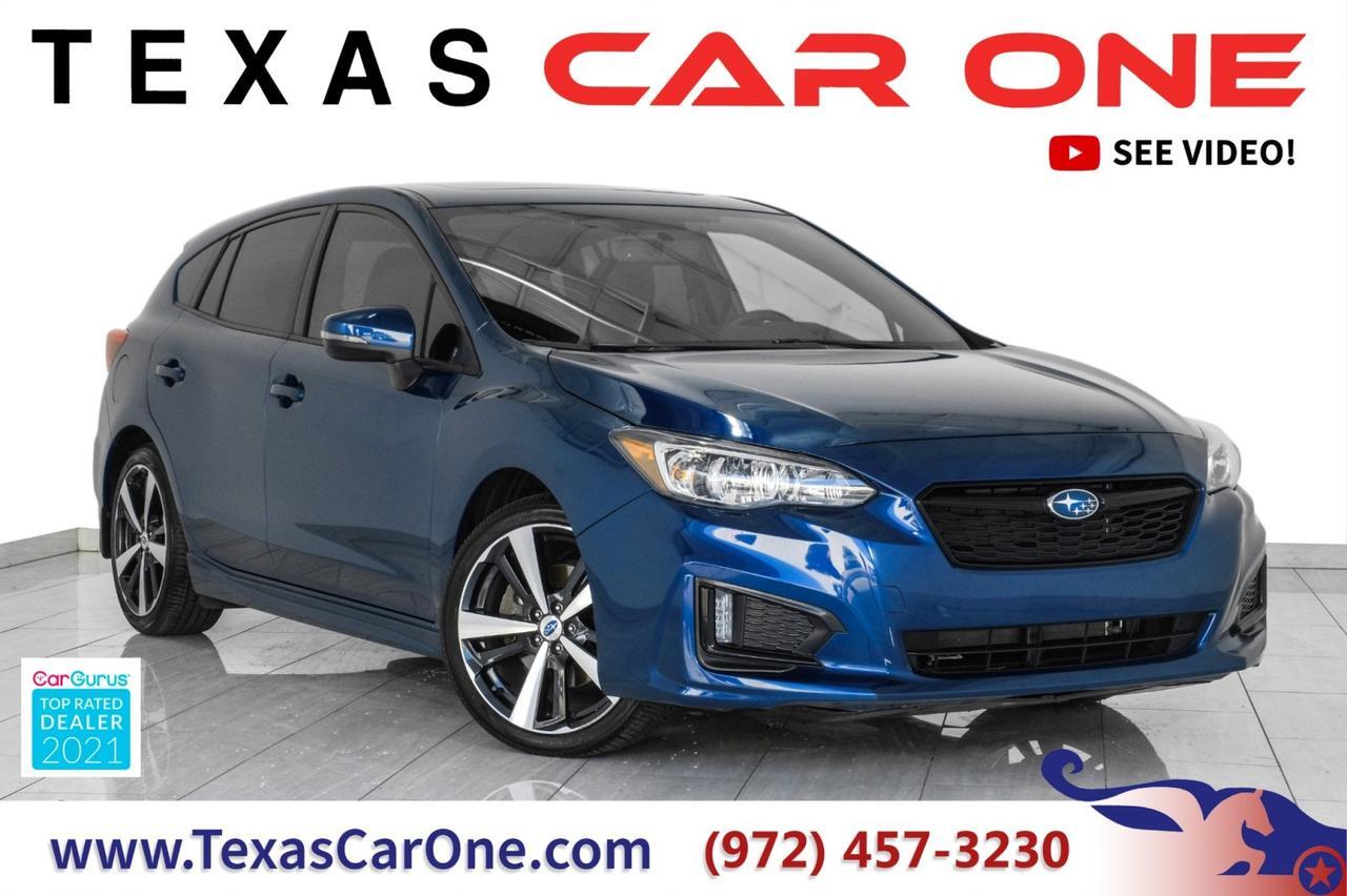 2018 Subaru Impreza 2.0i SPORT AWD HATCHBACK EYESIGHT DRIVER ASSIST BLIND SPOT HARMA Carrollton TX