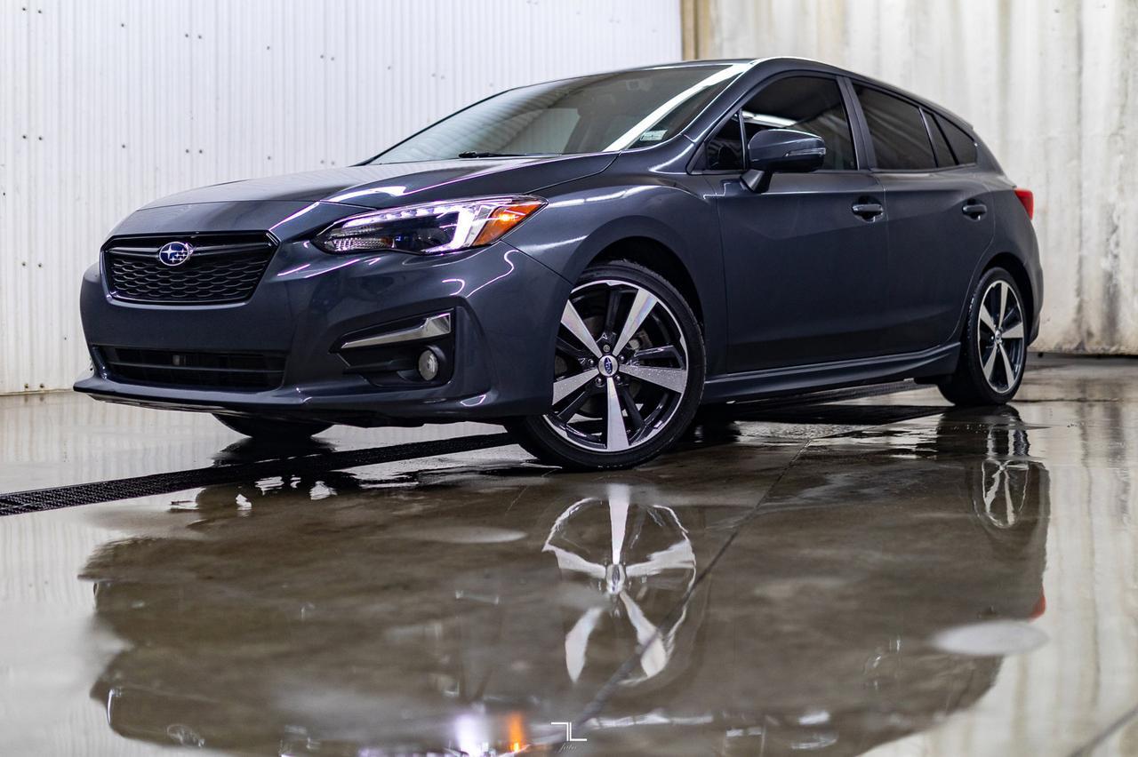 2018 Subaru Impreza AWD Sport-Tech Hatchback Leather Roof Nav BCam Red Deer AB