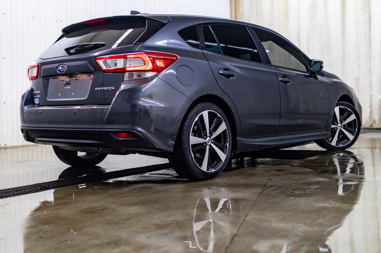 2018 Subaru Impreza AWD Sport-Tech Hatchback Leather Roof Nav BCam Red Deer AB