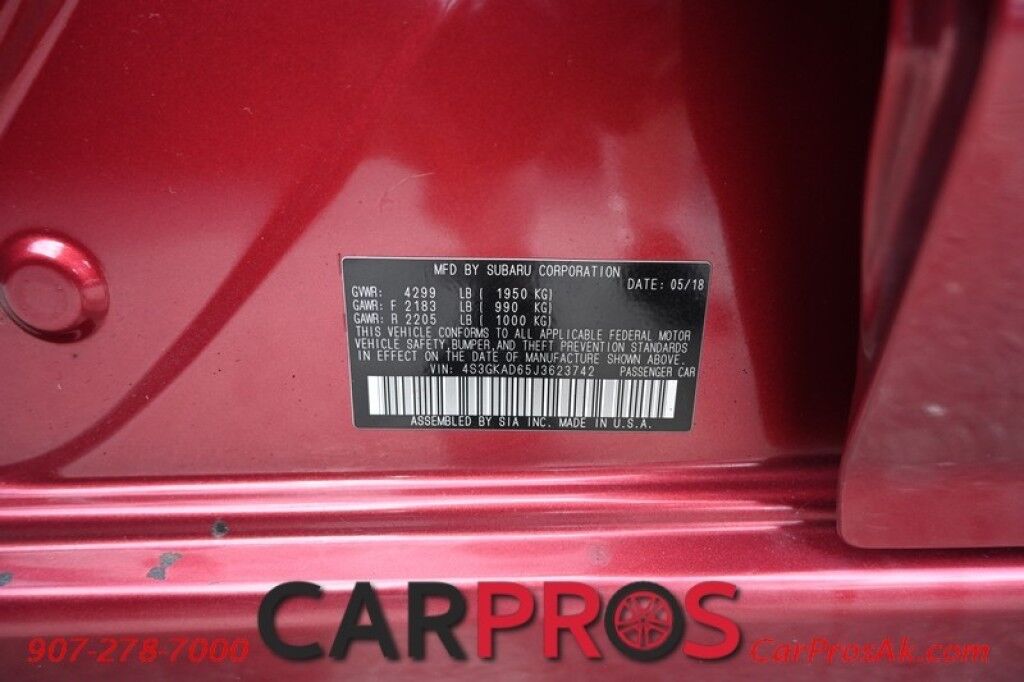 2018 Subaru Impreza Premium - Automatic - All Wheel Drive - Front Heated Seats - Eyesight - Keyless Entry - Apple CarPlay & Android Auto - Bluetooth - Backup Camera - Fog Lights Anchorage AK