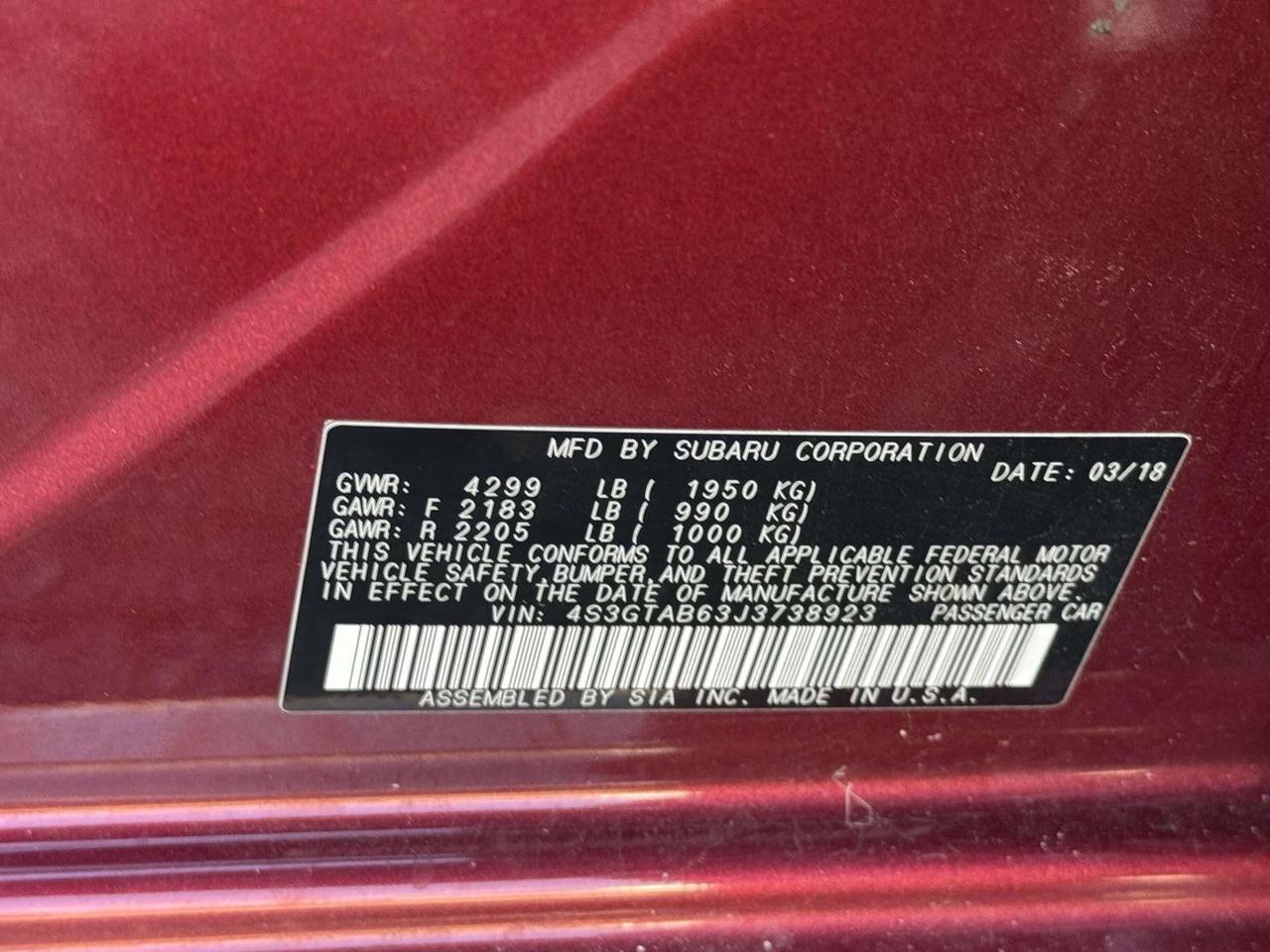 2018 Subaru Impreza Premium San Clemente CA