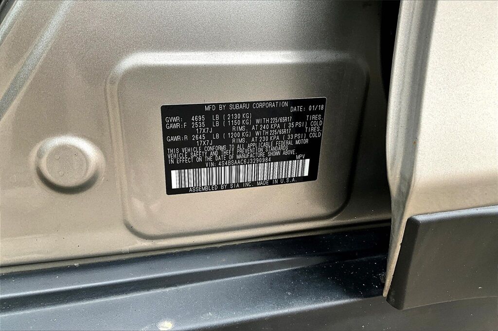 2018 Subaru Outback 2.5i OR