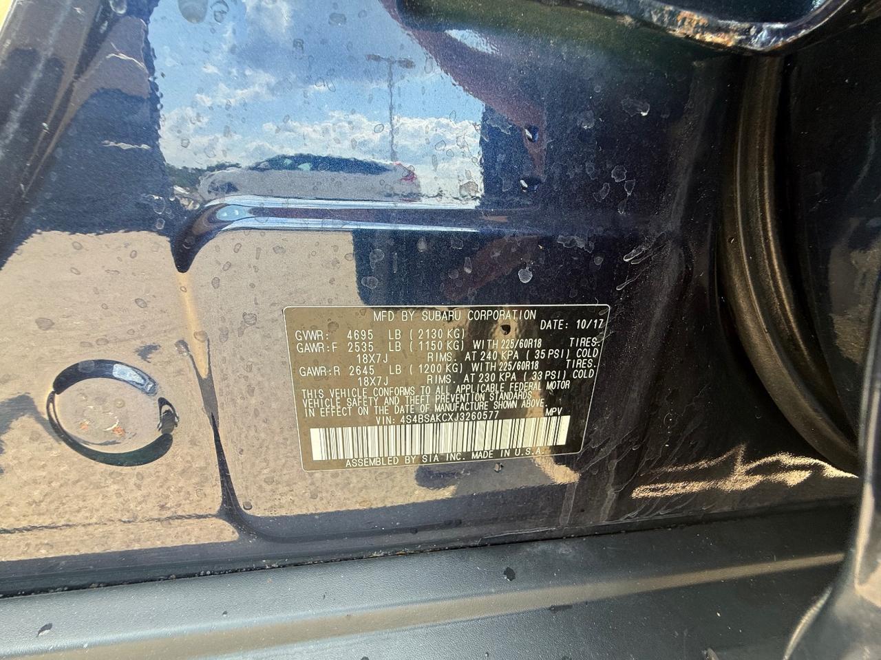 2018 Subaru Outback 2.5i Limited Middleville MI