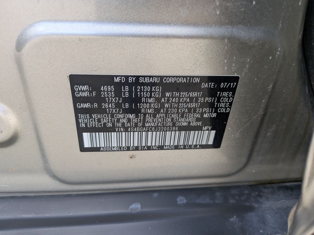 2018 Subaru Outback 2.5i Premium San Clemente CA