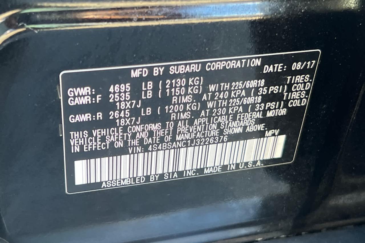 2018 Subaru Outback Limited Roseville CA