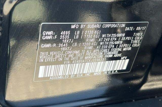 2018 Subaru Outback Touring Roseville CA