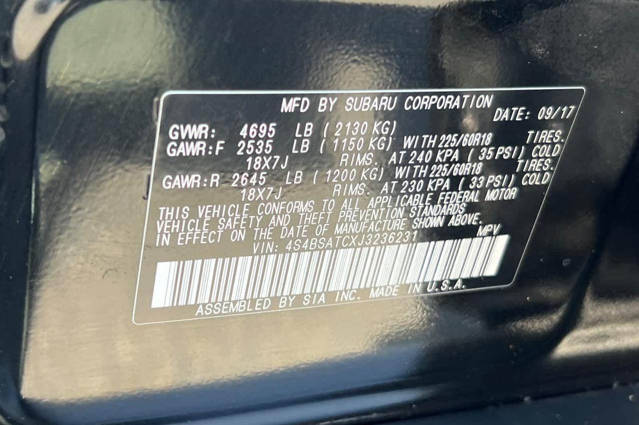 2018 Subaru Outback Touring Roseville CA