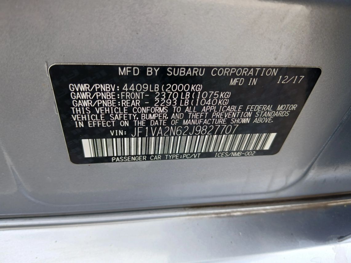 2018 Subaru WRX STI Sedan 4D Maitland FL