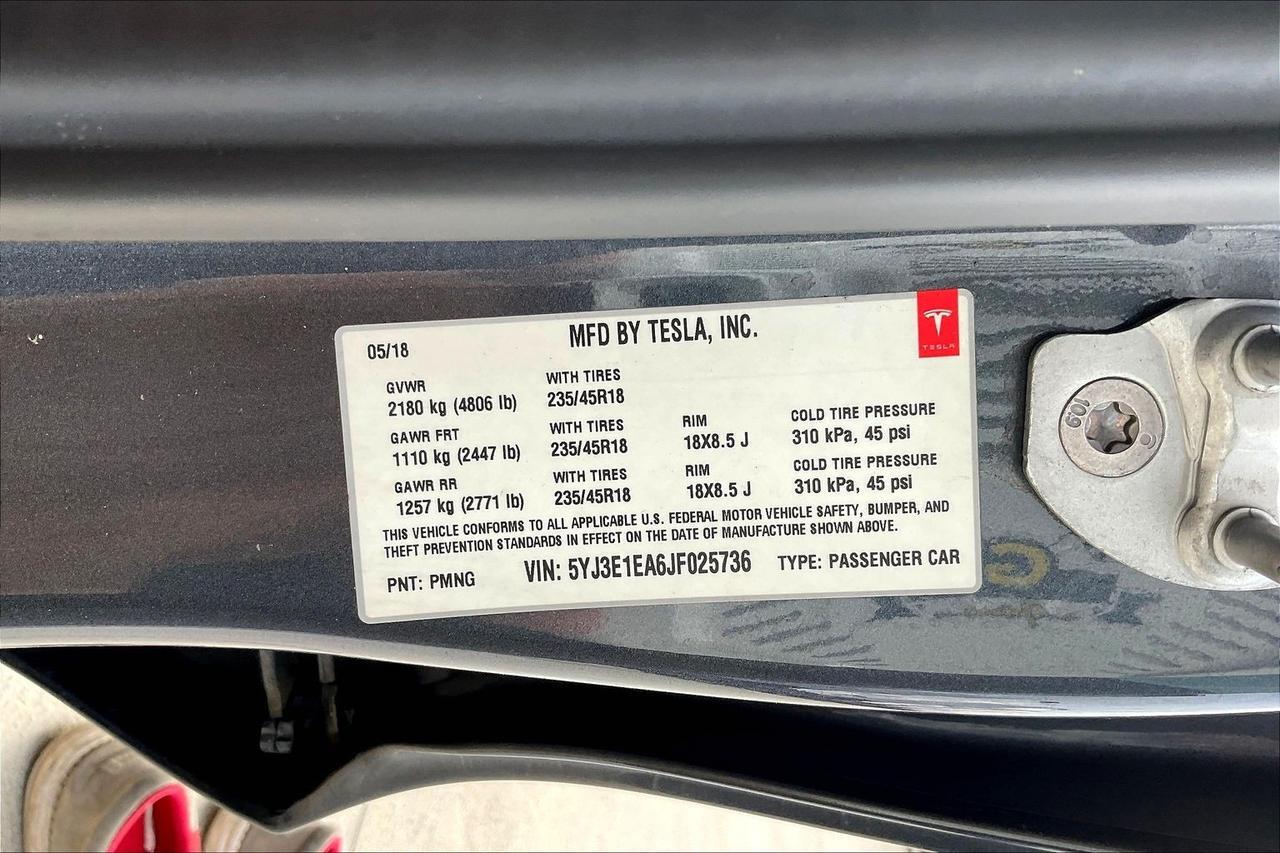 2018 TESLA MODEL 3 Houston TX