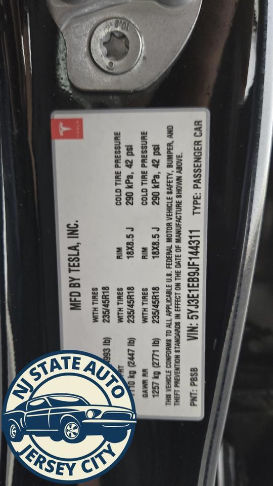 2018 Tesla Model 3 Long Range Jersey City NJ