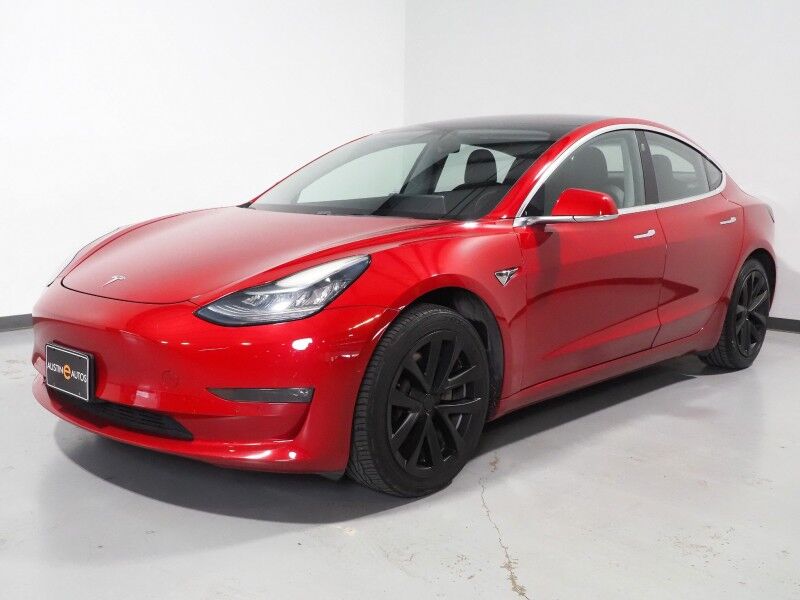 2018 Tesla Model 3 Long Range RWD *FULL SELF-DRIVING ENABLED, AUTOPILOT, NAVIGATION, SAFETY ALERTS, ADAPTIVE CRUISE, BACKUP-CAMERA, PANORAMA GLASS ROOF, HEATED SEATS, BLUETOOTH Round Rock TX