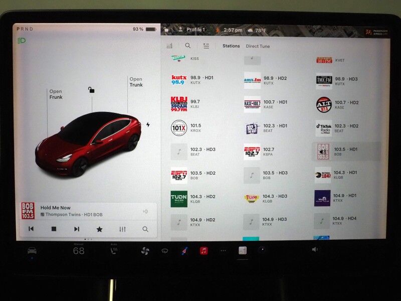 2018 Tesla Model 3 Long Range RWD *FULL SELF-DRIVING ENABLED, AUTOPILOT, NAVIGATION, SAFETY ALERTS, ADAPTIVE CRUISE, BACKUP-CAMERA, PANORAMA GLASS ROOF, HEATED SEATS, BLUETOOTH Round Rock TX