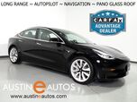 2018 Tesla Model 3 Long Range RWD *NAVIGATION, AUTOPILOT, BLIND SPOT & LANE KEEP ASSIST, COLLISION ALERT w/BRAKING, BACKUP-CAMERA, PANORAMA GLASS ROOF, HEATED SEATS, 19 INCH SPORT WHEELS, BLUETOOTH