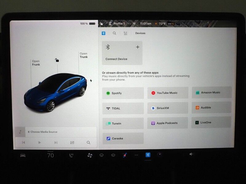 2018 Tesla Model 3 Long Range RWD *NAVIGATION, AUTOPILOT, BLIND SPOT & LANE KEEP ASSIST, COLLISION ALERT w/BRAKING, BACKUP-CAMERA, PANORAMA GLASS ROOF, HEATED SEATS, 19 INCH SPORT WHEELS, BLUETOOTH Round Rock TX