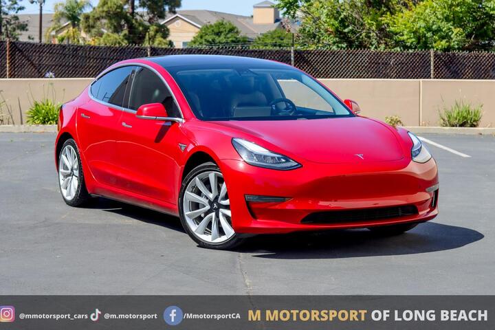 2018 Tesla Model 3 Long Range Sedan 4D Long Beach CA