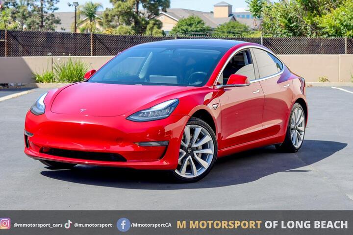 2018 Tesla Model 3 Long Range Sedan 4D Long Beach CA