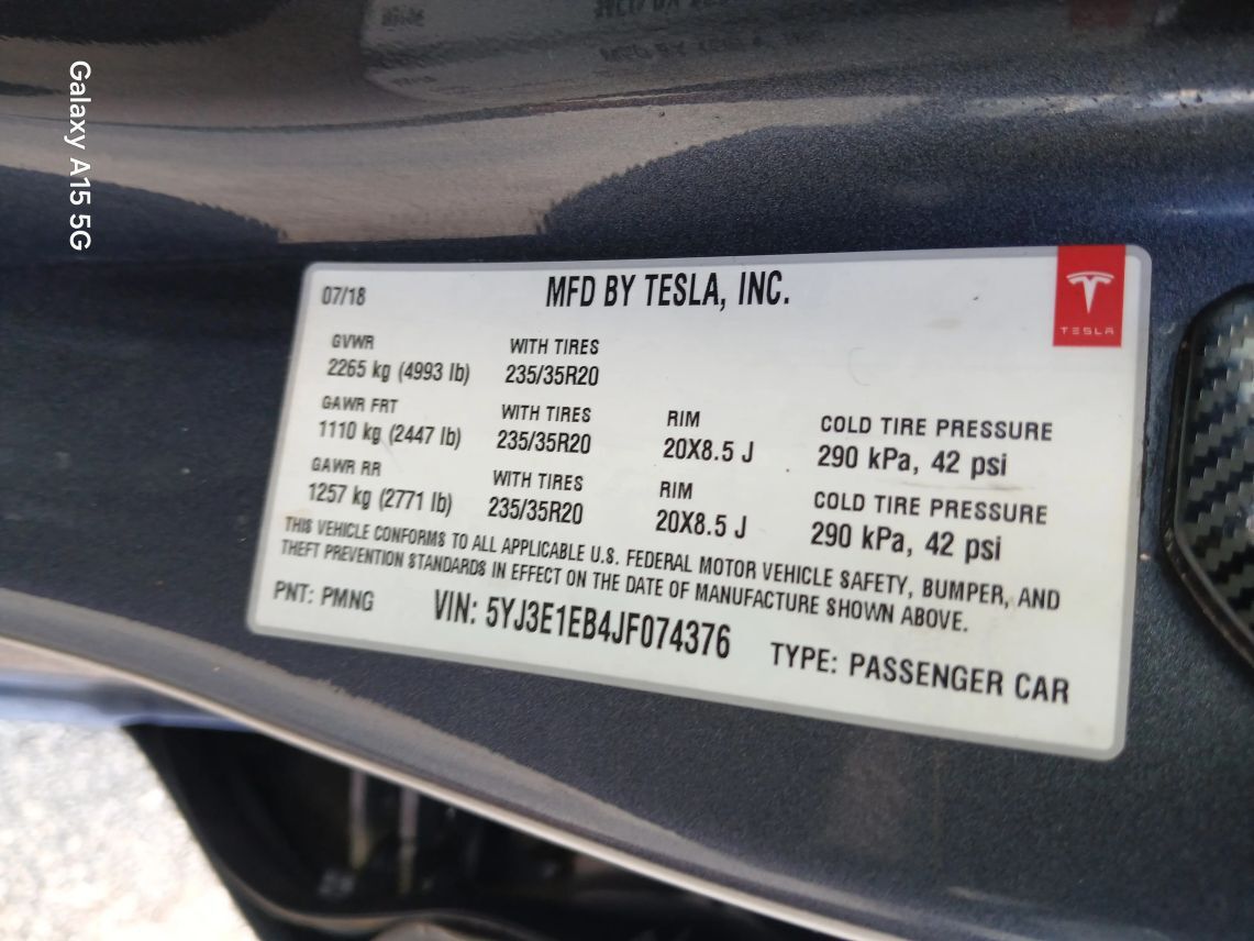 2018 Tesla Model 3 Long Range Sedan 4D Maitland FL
