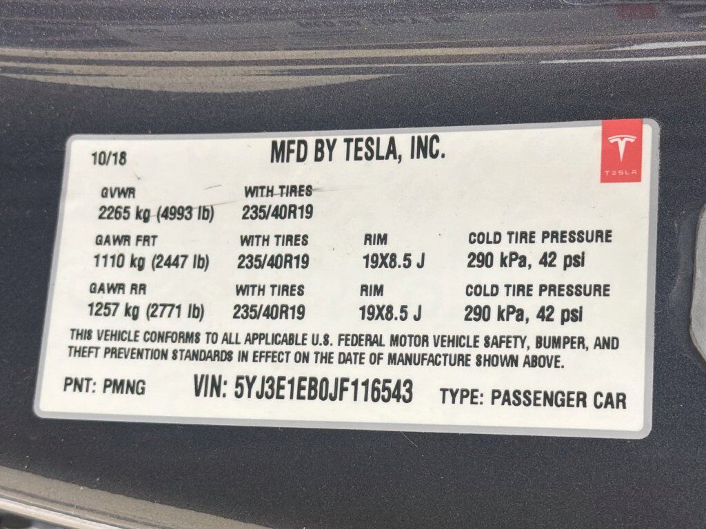2018 Tesla Model 3 Long Range Willowbrook IL
