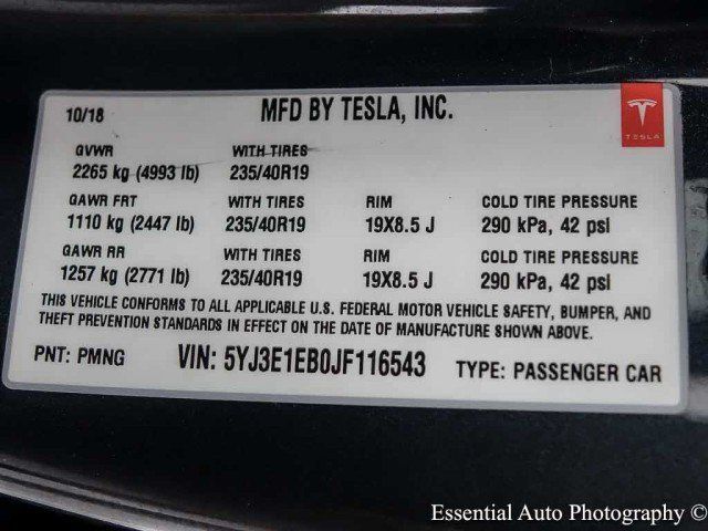 2018 Tesla Model 3 Long Range Willowbrook IL