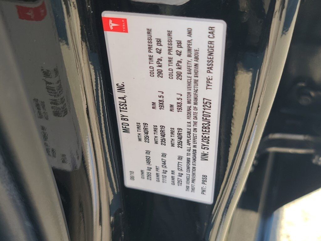 2018 Tesla Model 3 Long Range Springfield VA
