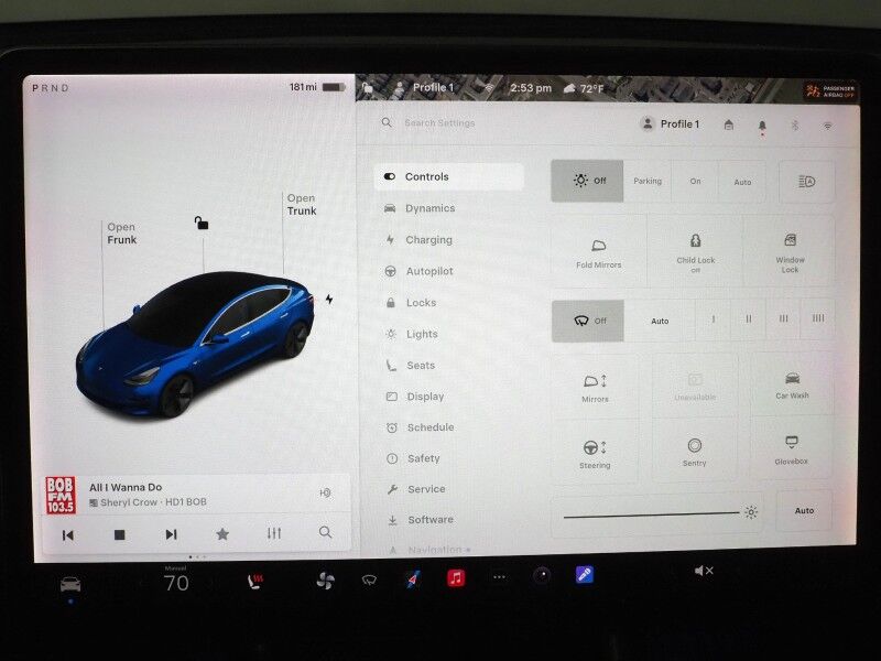 2018 Tesla Model 3 Mid Range RWD *FULL SELF-DRIVING ENABLED, AUTOPILOT, NAVIGATION, SAEFTY ALERTS, ADAPTIVE CRUISE, BACKUP-CAMERA, PANORAMA GLASS ROOF, HEATED SEATS, BLUETOOTH Round Rock TX