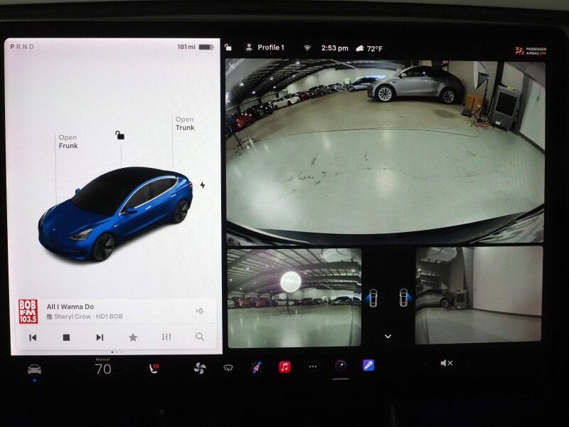 2018 Tesla Model 3 Mid Range RWD *FULL SELF-DRIVING ENABLED, AUTOPILOT, NAVIGATION, SAEFTY ALERTS, ADAPTIVE CRUISE, BACKUP-CAMERA, PANORAMA GLASS ROOF, HEATED SEATS, BLUETOOTH Round Rock TX