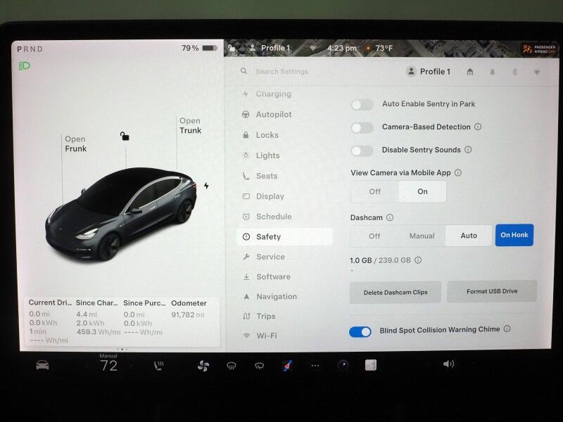 2018 Tesla Model 3 Mid Range RWD *NAVIGATION, BLIND SPOT & LANE KEEP ASSIST, COLLISION ALERT w/BRAKING, BACKUP-CAMERA, PANORAMA GLASS ROOF, HEATED SEATS, ALLOY WHEELS, BLUETOOTH PHONE & AUDIO Round Rock TX