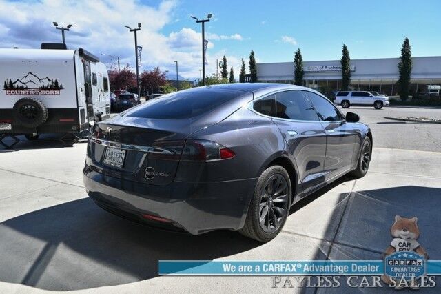 2018 Tesla Model S 100D / AWD / Front & Rear Heated Leather Seats / Heated Steering Wheel / Navigation / Enhanced Autopilot / Adaptive Air Suspension / Lane Departure Alert / Bluetooth / Backup Camera / 335 Mile Range Anchorage AK