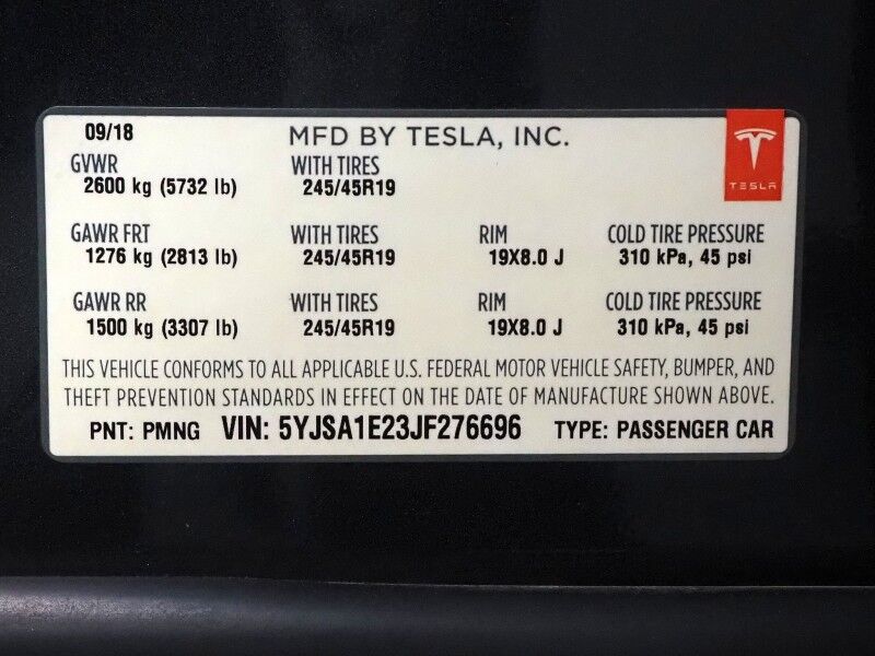 2018 Tesla Model S 75D AWD *FULL SELF-DRIVING ENABLED, AUTOPILOT, NAVIGATION, SAFETY ALERTS, ADAPTIVE CRUISE, BACKUP-CAMERA, PANORAMA GLASS ROOF, HEATED SEATS/STEERING, 19 INCH WHEELS Round Rock TX