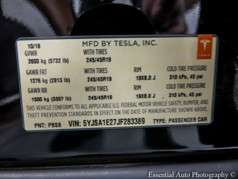 2018 Tesla Model S 75D PRICE INCLUDES THE $4000 FED EV TAX CREDIT Willowbrook IL