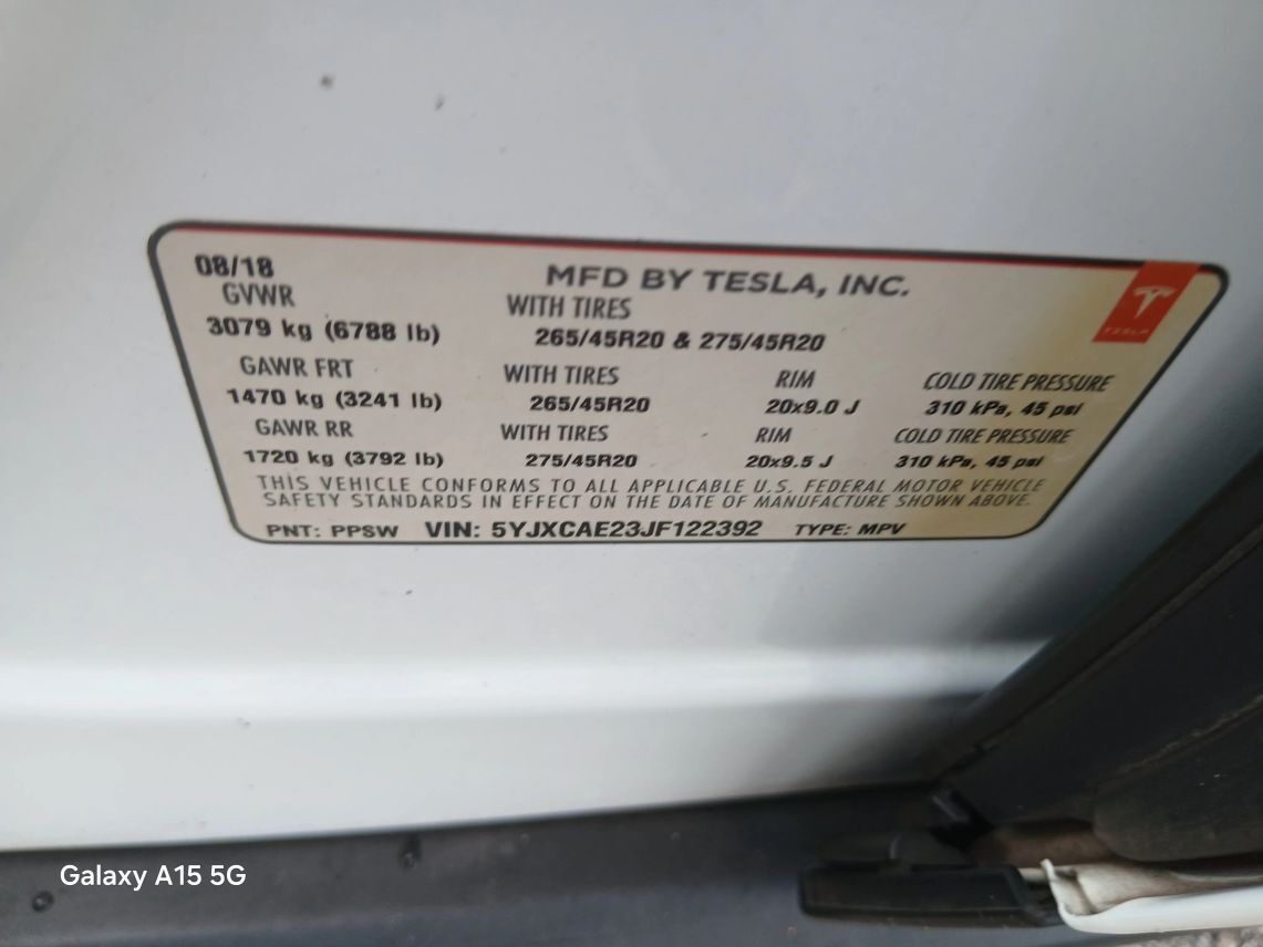 2018 Tesla Model X 100D Sport Utility 4D Maitland FL