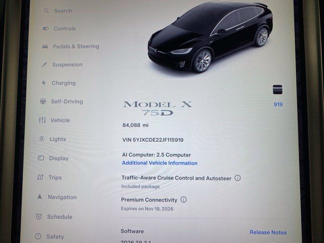 2018 Tesla Model X 75D Dallas TX