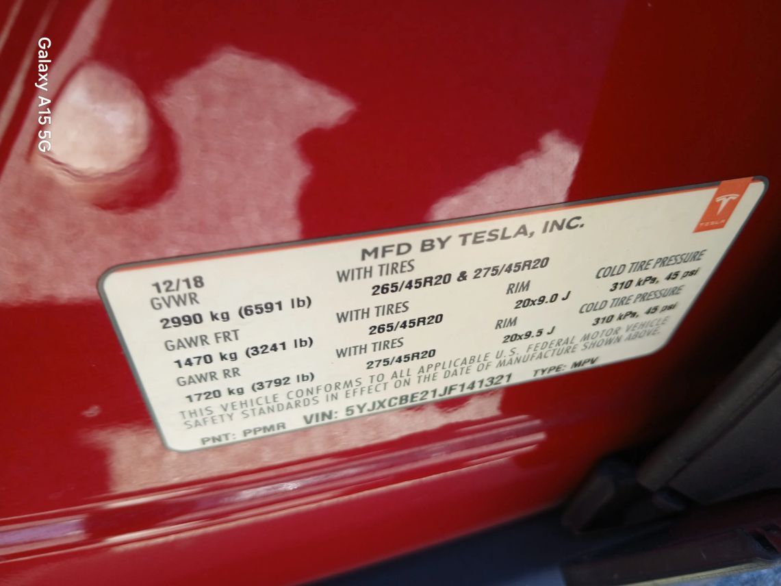 2018 Tesla Model X 75D Sport Utility 4D Maitland FL