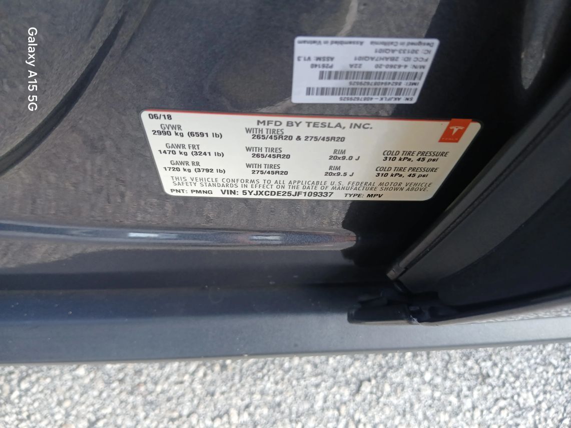 2018 Tesla Model X 75D Sport Utility 4D Maitland FL