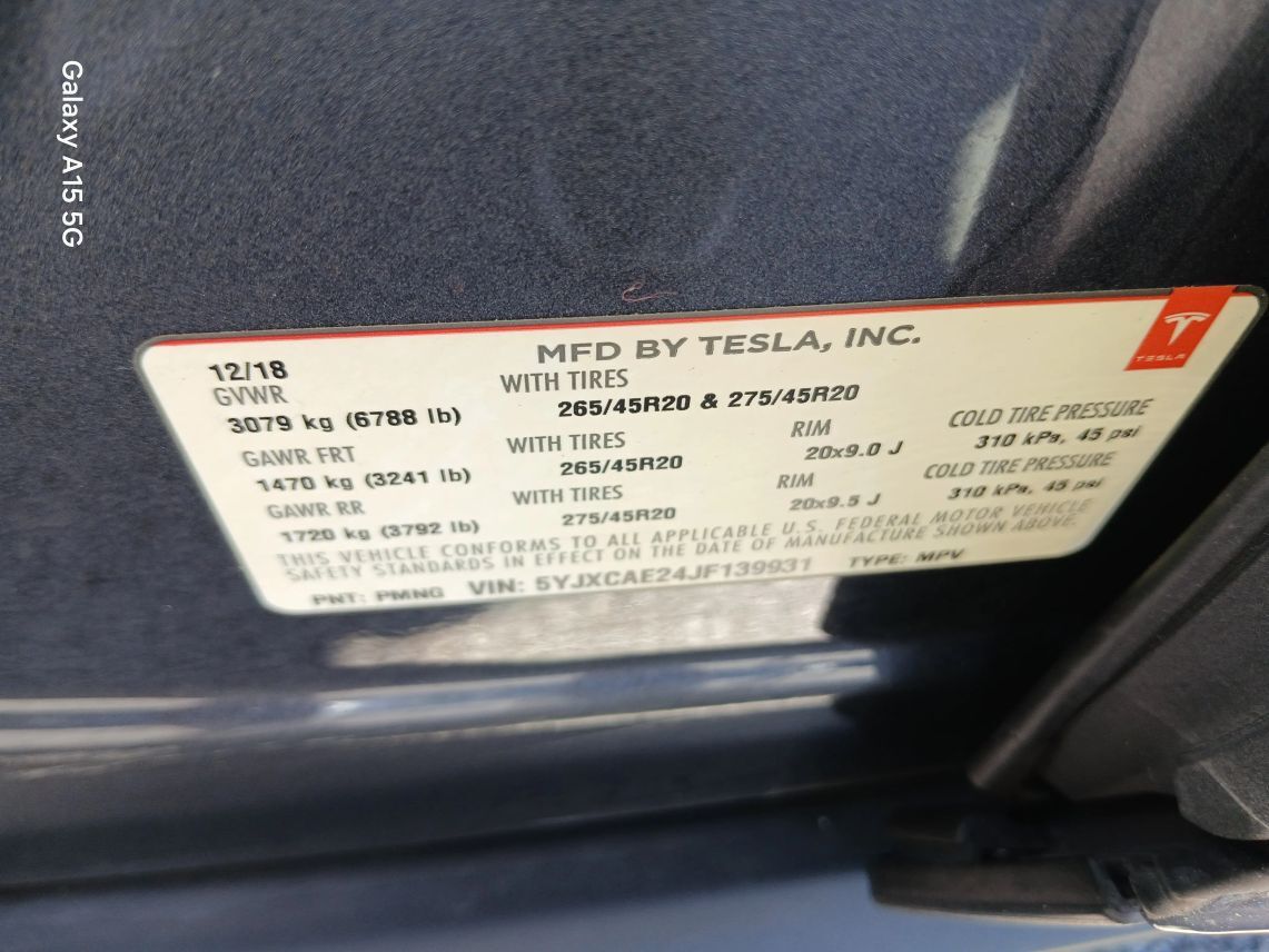 2018 Tesla Model X P100D Sport Utility 4D Maitland FL