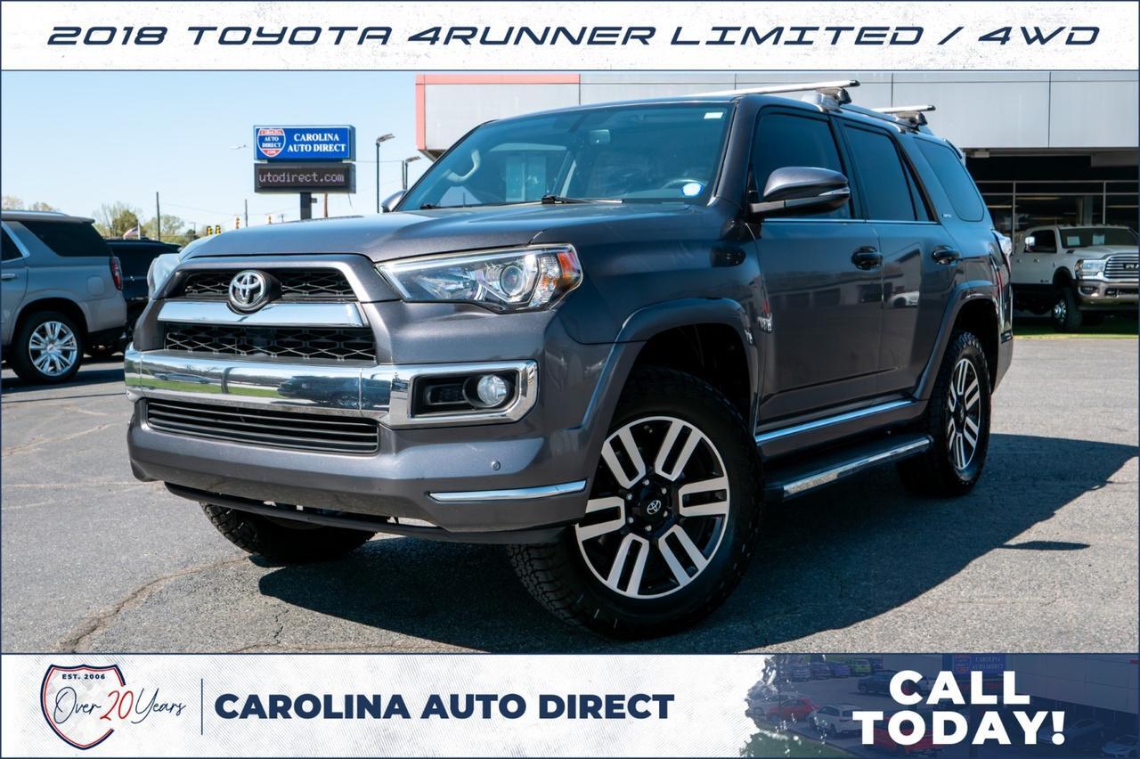 2018 Toyota 4Runner Limited / 4WD / Cooled Seats / Sunroof!