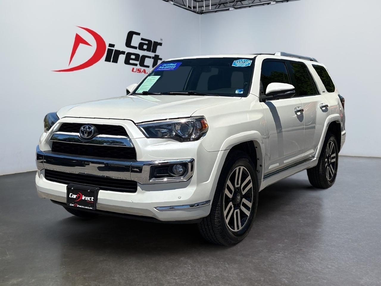2018 Toyota 4Runner Limited, SUNROOF, BACKUP CAMERA, PARKING SENSORS, HEATED & VENTILATED SEATS, NAVIGATION, REAR SLIDING WINDOW, BLLUETOOTH, ROOF RACKS, LOW MILES, CLEAN CARFAX, RUN THIS TOYOTA ON THE ROAD! Virginia Beach VA