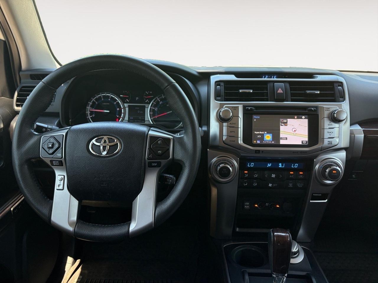2018 Toyota 4Runner Limited, SUNROOF, BACKUP CAMERA, PARKING SENSORS, HEATED & VENTILATED SEATS, NAVIGATION, REAR SLIDING WINDOW, BLLUETOOTH, ROOF RACKS, LOW MILES, CLEAN CARFAX, RUN THIS TOYOTA ON THE ROAD!
